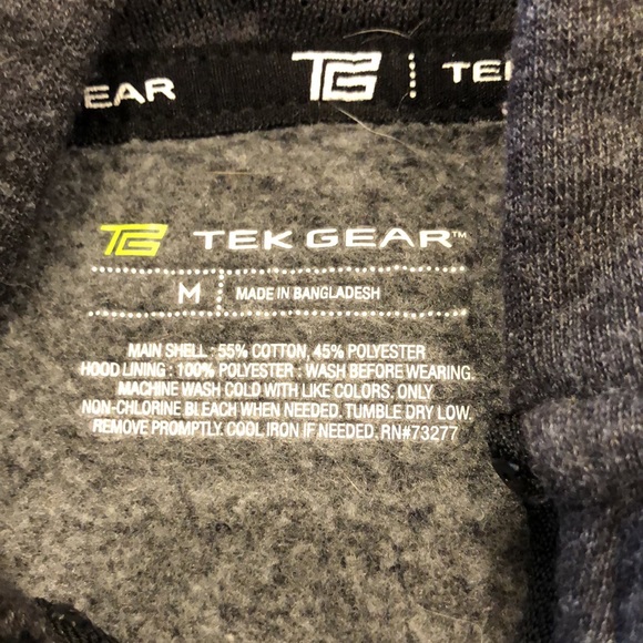 Grey and black Medium jacket with hoodie and pockets - Picture 2 of 4
